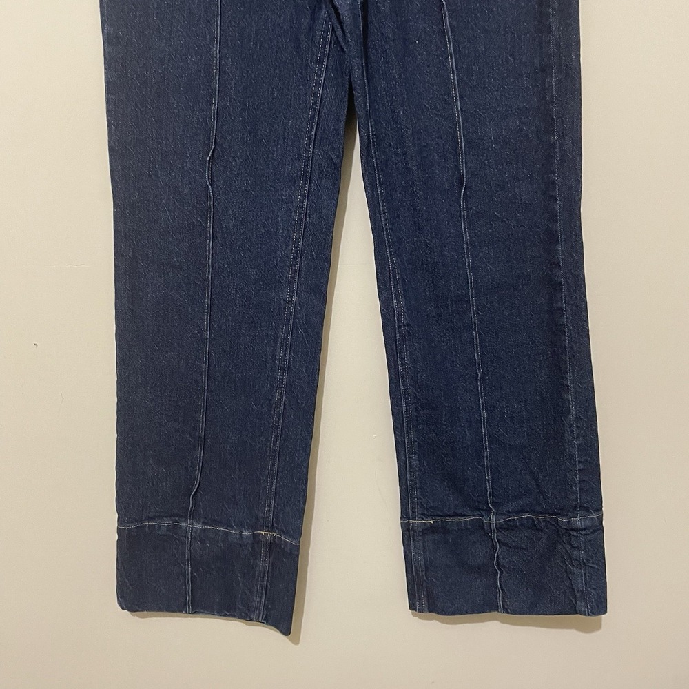 Habitual Jeans Women 4/27 Stovepipe Straight Leg Stretch Creased wide leg - Picture 3 of 8